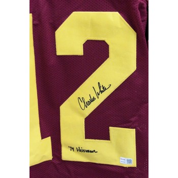 Charles White USC Trojans Signed Custom Jersey Tristar Authenticated