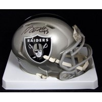 Davante Adams Las Vegas Raiders Signed Mini Helmet BAS Authenticated Beckett