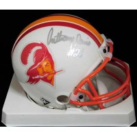 Anthony Davis Tampa Bay Buccaneers Signed Mini Helmet JSA Authenticated
