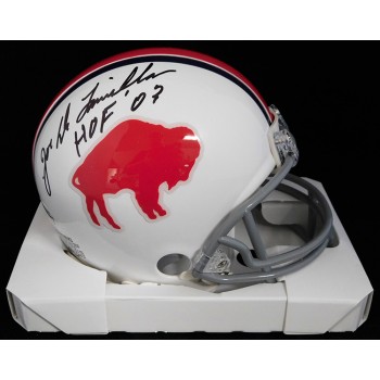 Joe DeLamielleure Buffalo Bills Signed Mini Helmet Beckett Authenticated BAS