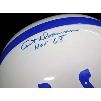 Art Donovan Indianapolis Colts Signed Full Size Replica Helmet JSA Authenticated