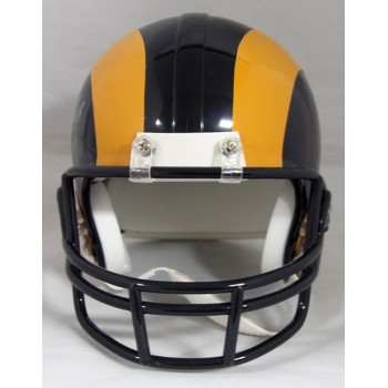 D'Marco Farr Los Angeles Rams Signed Mini Helmet JSA Authenticated