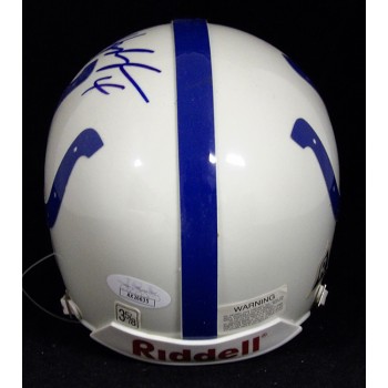 Jim Harbaugh Indianapolis Colts Signed Mini Helmet JSA Authenticated
