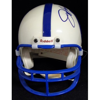 Jim Harbaugh Indianapolis Colts Signed Mini Helmet JSA Authenticated