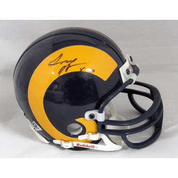 Tony Horne St. Louis Rams Signed Mini Helmet JSA Authenticated