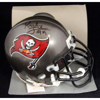 Keyshawn Johnson Tampa Bay Buccaneers Signed Authentic Mini Helmet JSA Authen