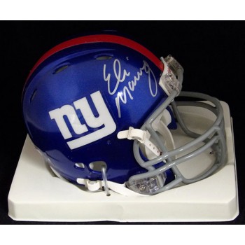 Eli Manning New York Giants Signed Mini Replica Helmet JSA Steiner Authenticated