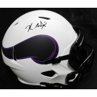 Kellen Mond Vikings Signed Lunar Eclipse Full Size Speed Helmet Fanatics Authen