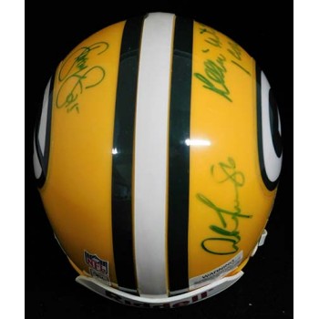 Green Bay Packers Reggie White +4 Signed Mini Helmet JSA Authenticated