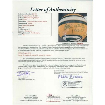 Green Bay Packers Reggie White +4 Signed Mini Helmet JSA Authenticated Green Bay Packers Reggie White +4 Signed Mini Helmet JSA Authenticated