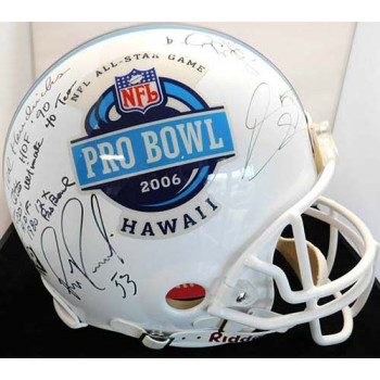 NFL Hall Of Famers and Stars Signed 2006 Pro Bowl Helmet By 11 JSA Authenticated