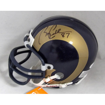 Ricky Proehl St. Louis Rams Signed Mini Helmet JSA Authenticated