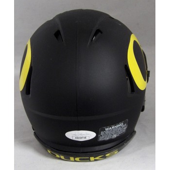 Dont'e Thornton Oregon Ducks Signed Mini Speed Helmet JSA Authenticated Smudged