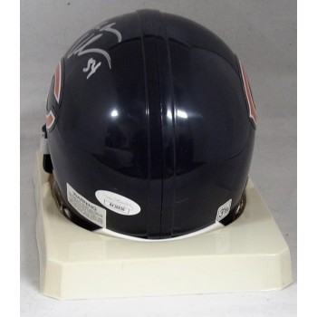 Brian Urlacher Chicago Bears Signed Riddell Mini Helmet JSA Authenticated