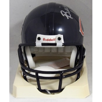 Brian Urlacher Chicago Bears Signed Riddell Mini Helmet JSA Authenticated