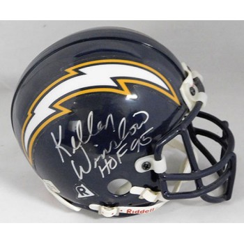Kellen Winslow San Diego Chargers Signed Authentic Mini Helmet JSA Authenticated