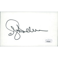 Ottis Anderson New York Giants Signed 3x5 Index Card JSA Authenticated