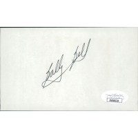 Bobby Bell Kansas City Chiefs Signed 3x5 Index Card JSA Authenticated