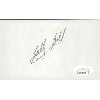 Bobby Bell Kansas City Chiefs Signed 3x5 Index Card JSA Authenticated