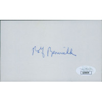 Rolf Benirschke San Diego Chargers Signed 3x5 Index Card JSA Authenticated Rolf Benirschke San Diego Chargers Signed 3x5 Index Card JSA Authenticated