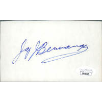 Jay Berwanger First Heisman Winner Signed 3x5 Index Card JSA Authenticated