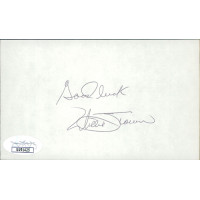 Willie Brown Oakland Raiders Signed 3x5 Index Card JSA Authenticated