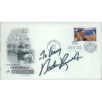 Nick Buoniconti Miami Dolphins Signed First Day Issue Cachet JSA Authenticated