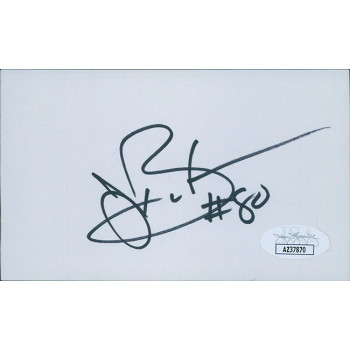 Jerry Butler Buffalo Bills Signed 3x5 Index Card JSA Authenticated Jerry Butler Buffalo Bills Signed 3x5 Index Card JSA Authenticated