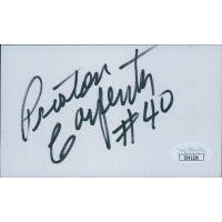 Preston Carpenter Pittsburgh Steelers Signed 3x5 Index Card JSA Authenticated