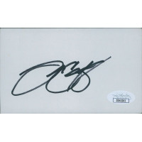 David Carr Houston Texans Signed 3x5 Index Card JSA Authenticated