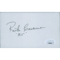Rick Casares Chicago Bears Signed 3x5 Index Card JSA Authenticated Rick Casares Chicago Bears Signed 3x5 Index Card JSA Authenticated