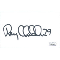 Ray Childress Houston Oilers Signed 3x5 Index Card JSA Authenticated