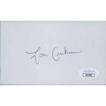 Lou Creekmur Detroit Lions Signed 3x5 Index Card JSA Authenticated Lou Creekmur Detroit Lions Signed 3x5 Index Card JSA Authenticated