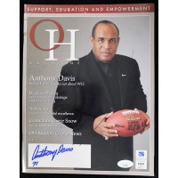 Anthony Davis USC Trojans Signed OH Magazine JSA Authenticated