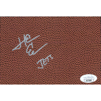 Herm Edwards New York Jets Signed 4x6 Football Surface Card JSA Authenticated Herm Edwards New York Jets Signed 4x6 Football Surface Card JSA Authenticated