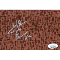 Herm Edwards Kansas City Chiefs Signed 4x6 Football Surface Card JSA Authentic