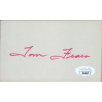 Tom Fears Los Angeles Rams Signed 3x5 Index Card JSA Authenticated Tom Fears Los Angeles Rams Signed 3x5 Index Card JSA Authenticated