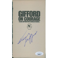 Frank Gifford New York Giants Signed Book Page JSA Authenticated