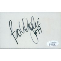 Bob Golic Cleveland Browns Signed 3x5 Index Card JSA Authenticated