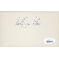 Bobby Joe Green Chicago Bears Signed 3x5 Index Card JSA Authenticated