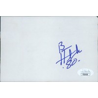 Ben Hartsock Indianapolis Colts Signed 4x6 Index Card JSA Authenticated