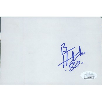 Ben Hartsock Indianapolis Colts Signed 4x6 Index Card JSA Authenticated