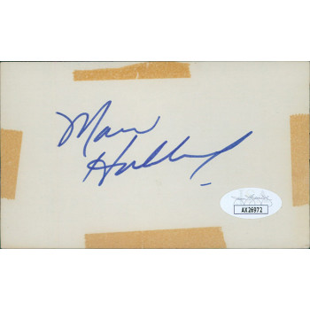 Marv Hubbard Oakland Raiders Signed 3x5 Index Card JSA Authenticated Marv Hubbard Oakland Raiders Signed 3x5 Index Card JSA Authenticated