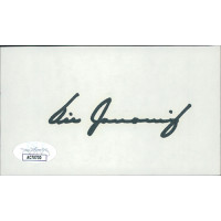 Vic Janowicz Redskins Pirates Signed 3x5 Index Card JSA Authenticated Vic Janowicz Redskins Pirates Signed 3x5 Index Card JSA Authenticated