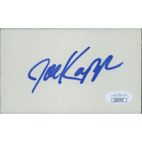 Joe Kapp Minnesota Vikings Signed 3x5 Index Card JSA Authenticated
