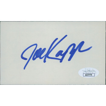 Joe Kapp Minnesota Vikings Signed 3x5 Index Card JSA Authenticated Joe Kapp Minnesota Vikings Signed 3x5 Index Card JSA Authenticated