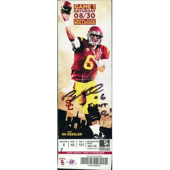 Cody Kessler Signed 8/30 USC Trojans Ticket JSA Authenticated Cody Kessler Signed 8/30 USC Trojans Ticket JSA Authenticated