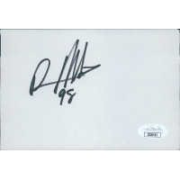 Robert Mathis Indianapolis Colts Signed 4x6 Index Card JSA Authenticated Robert Mathis Indianapolis Colts Signed 4x6 Index Card JSA Authenticated