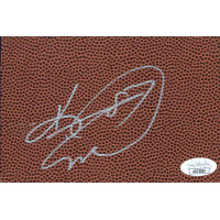 Keenan McCardell Jacksonville Jaguars Signed 4x6 Football Surface Card JSA Auth