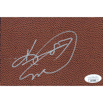 Keenan McCardell Jacksonville Jaguars Signed 4x6 Football Surface Card JSA Auth